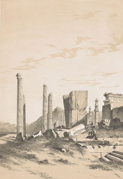 The Ruins of Persepolis — Eugène Flandin, c. 1850