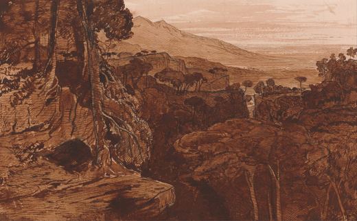 Bavella, Corsica — Edward Lear, c. 1868