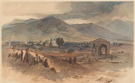 Monastir (Bitola) — Edward Lear, 19th century