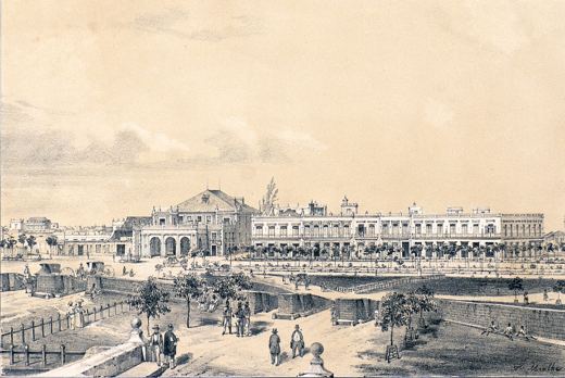 Tacón Theatre, Havana — Frédéric Mialhe, c. 1848