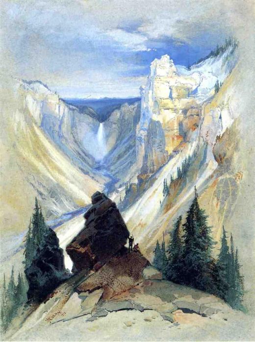 Grand Canyon of the Yellowstone — Thomas Moran, 1872