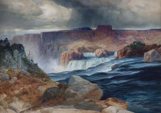 Shoshone Falls, Idaho — Thomas Moran, c. 1875