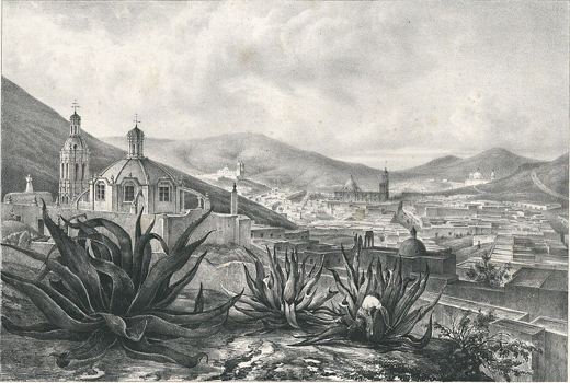Vedere generală a orașului Zacatecas