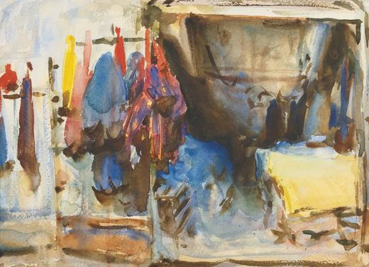 Tailor’s Shop, Cairo — John Singer Sargent, c. 1891