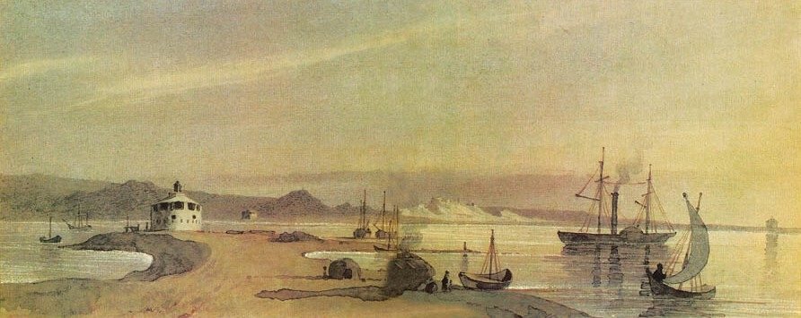 समुद्र से नोवोपेत्रोव्स्क किला: तारास शेवचेंको, 1856–1857, फ़ोर्ट-शेवचेंको, मंगिस्ताउ, कज़ाख़स्तान में बनी