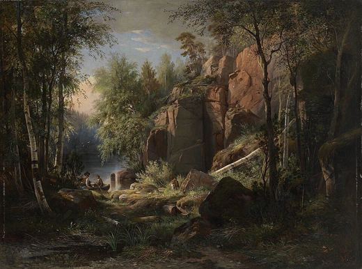 Kukko on Valaam Island — Ivan Shishkin, c. 1860