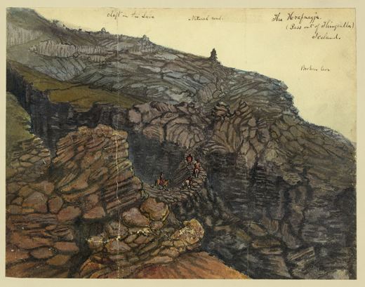 Hrafnagjá, the Way out of Thingvellir — Bayard Taylor, 1862