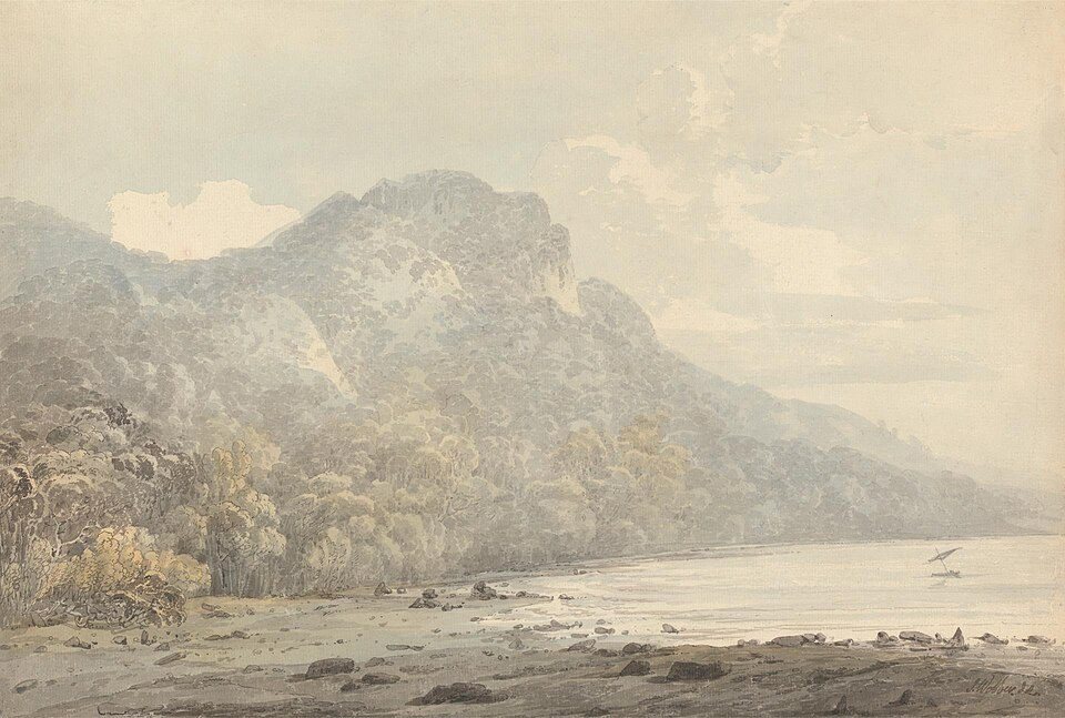Otok Krakatau: John Webber, 1780, nacrtano: Krakatau, Sundski prolaz, Indonezija