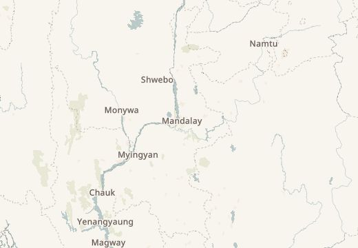 Peta sekitar Amarapura, Myanmar