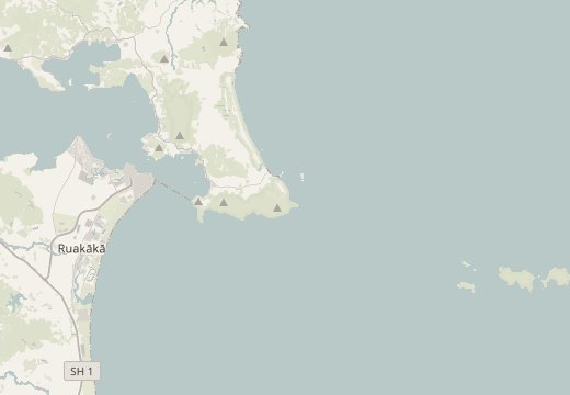 布里姆角，旺阿雷，新西兰周边地图