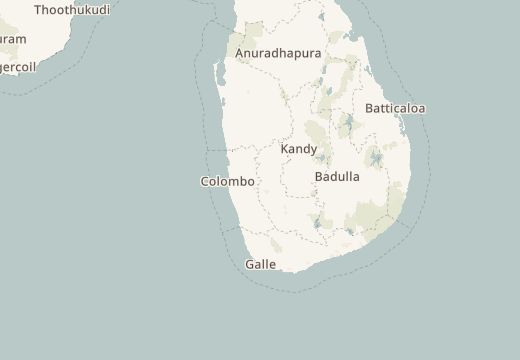 Karte von Avissawella, Sri Lanka