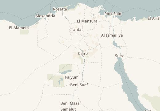 Peta sekitar Piramid Giza, Mesir