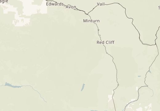 Kort over Mount of the Holy Cross, Colorado
