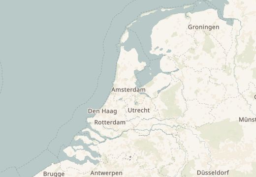 Map around Blauwhoofd bastion, Amsterdam
