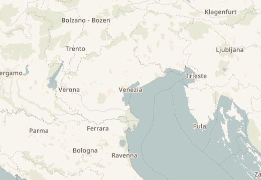Karte von Canal Grande an der Salute, Venedig