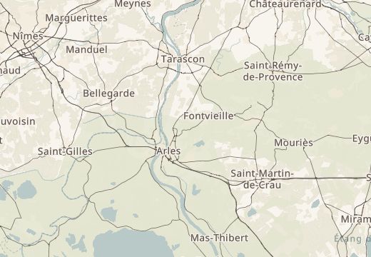 Mapa de Abadia de Montmajour, Arle