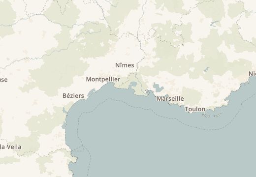 Mapa okolí: Saintes-Maries-de-la-Mer