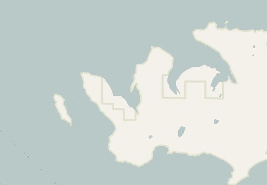 Map around Prince William Sound, Alaska